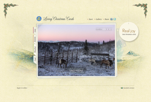 Living Christmas Cards