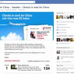 Air China “Facebook Check Ins”