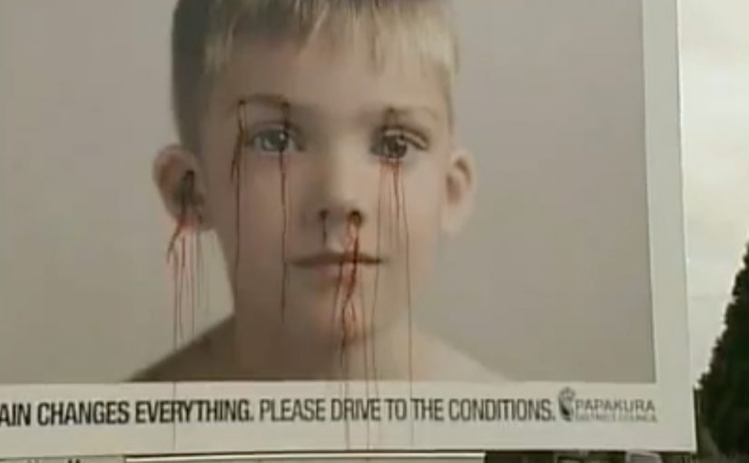 Road Safety: The Bleeding Billboard