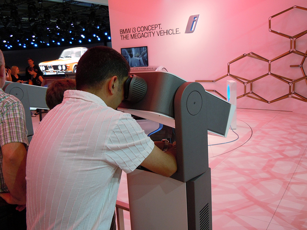 BMW i3 Concept Presentation via Interactive Telescope