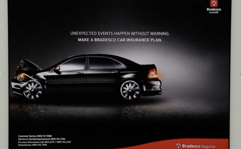 bradesco insurance fake ad