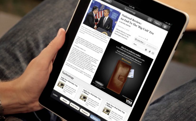 Interactive iPad ads: five touch-first patterns