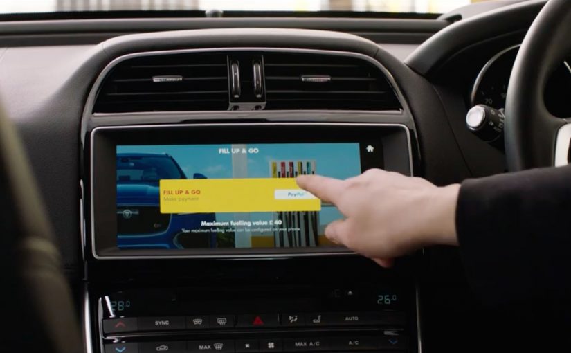 Jaguar launches in-car cashless fuel payment