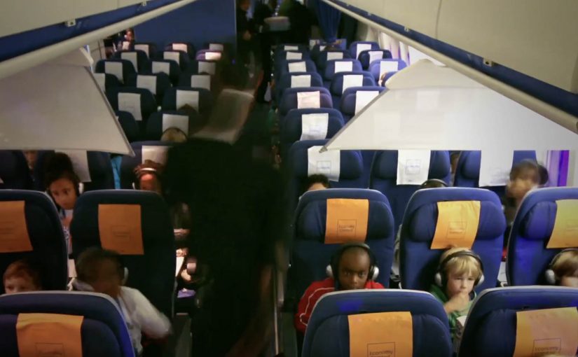 KLM: Disney’s Planes Pre-Screening on a Plane