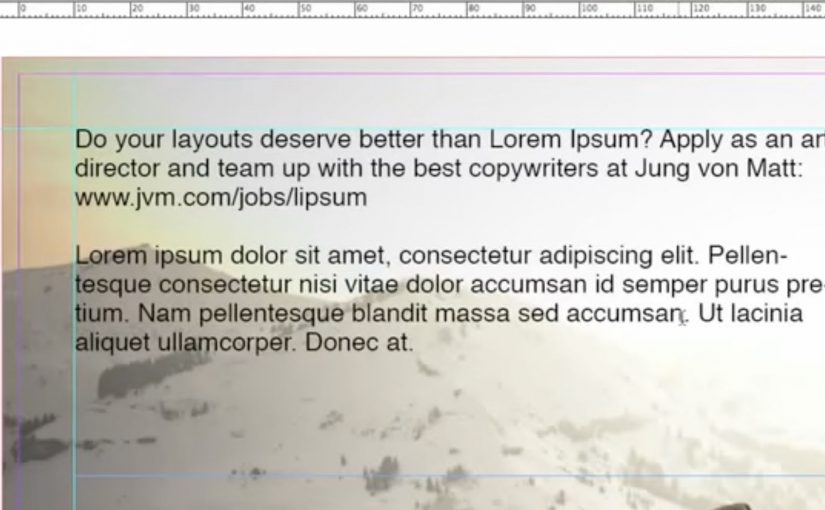 Jung von Matt: Lorem Ipsum Recruitment