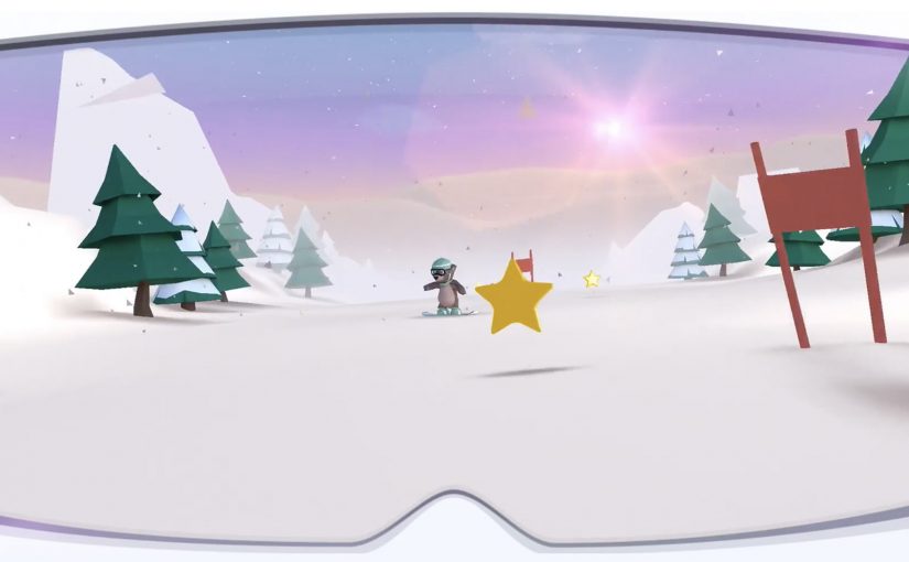 A McDonald’s Happy Meal box folded into a cardboard VR viewer called Happy Goggles.