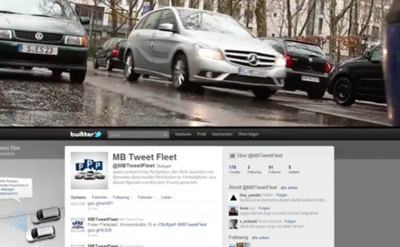 Mercedes-Benz: Tweet Fleet Parking on Twitter