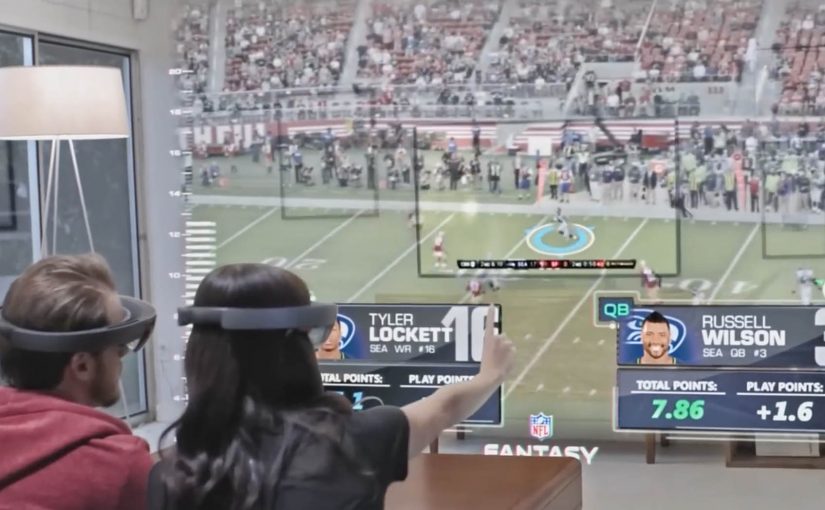 TV Viewing: Super Bowl Meets HoloLens