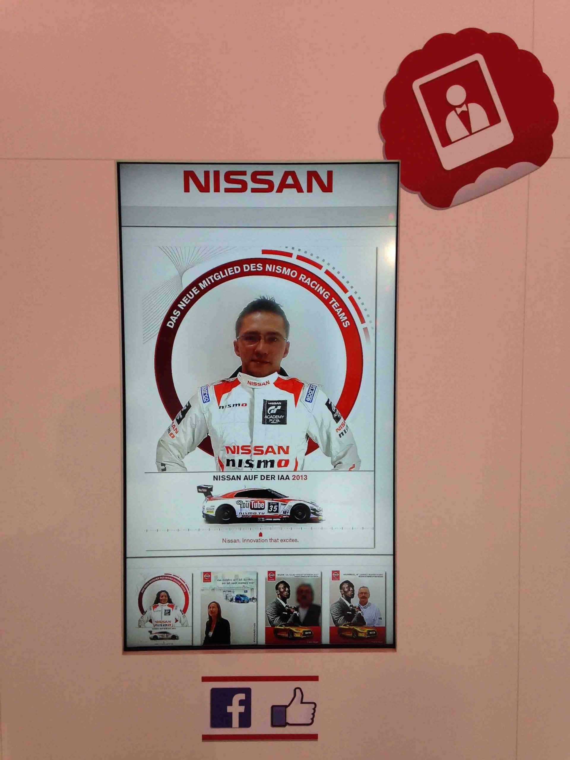 Nissan Facebook Pillar