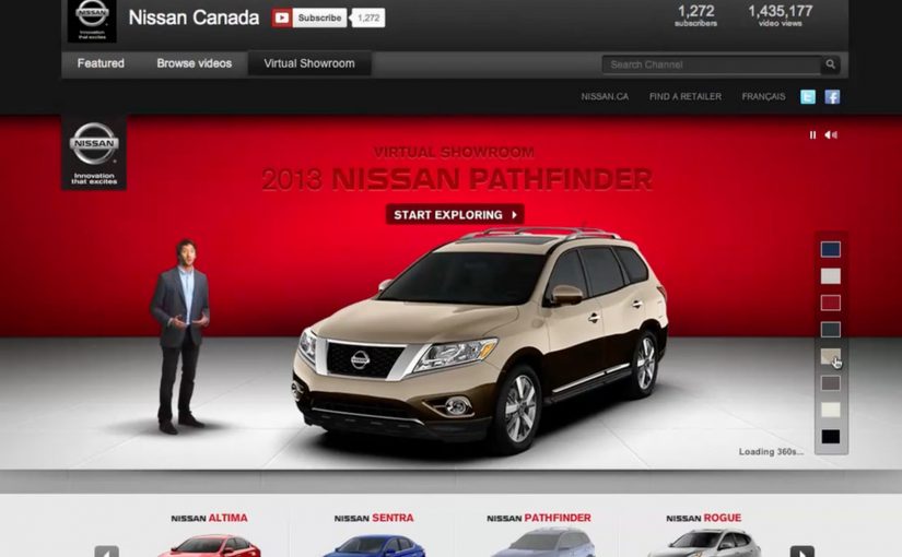 The Nissan Virtual Showroom