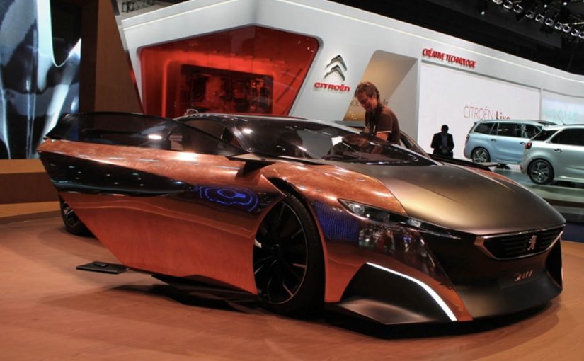 Peugeot Onyx Concept on display at IAA 2013 in Frankfurt am Main.