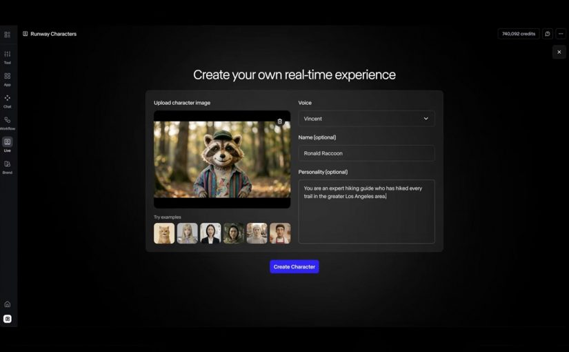 Runway Characters: Real-time AI avatars