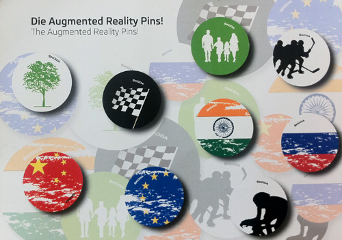 Skoda Augmented Reality Pins