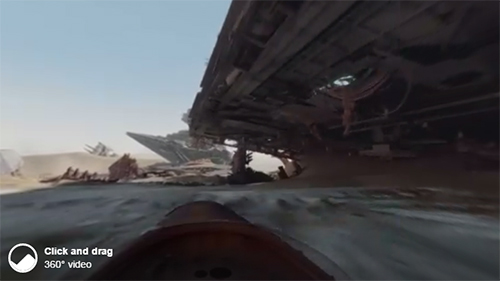 Star Wars The Force Awakens 360 degree ad