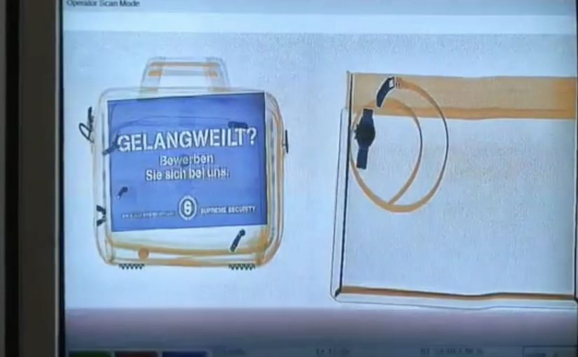 Supreme Security: Job Offer in Luggage Scanner