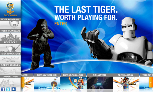 Tiger Beer Website