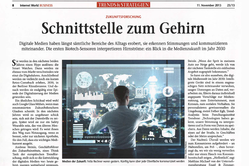 IWB Schnittstelle zum Gehirn