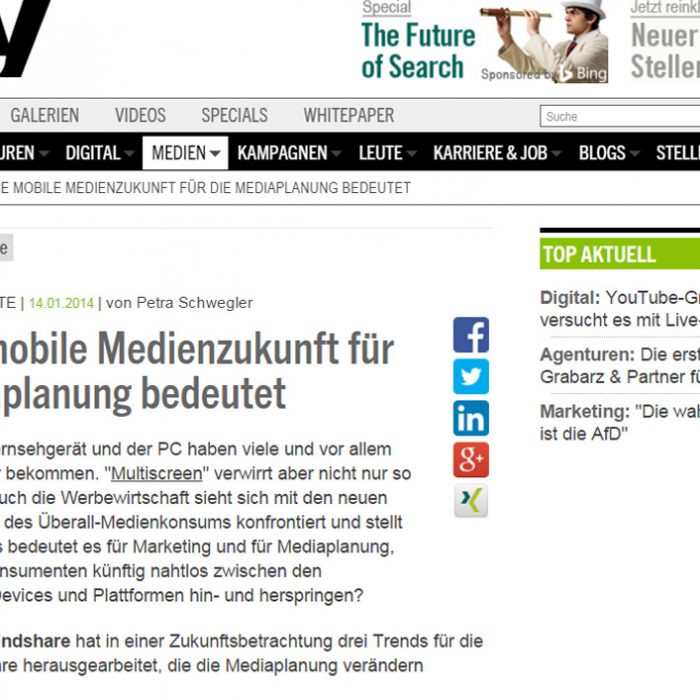 Mobile Media Future: Media Planning (2014)