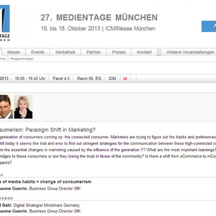 Mobile Consumerism: Live Debate in Munich (2013)